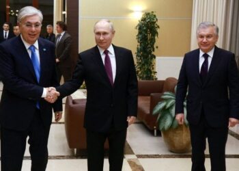 تاکید پوتین بر تداوم شراکت استراتژیک میان روسیه، قزاقستان و ازبکستان