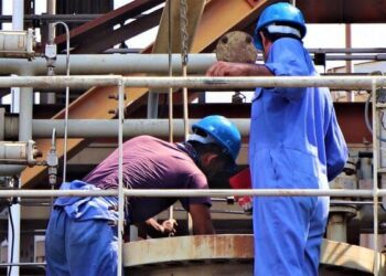 تولید گاز در پالایشگاه ششم مجتمع گاز پارس جنوبی