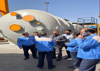 مدیرعامل شرکت توسعه پلیمر پادجم از تجهیزات پروژه ‌Abs-Rubber بازدید کرد