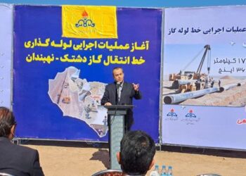 پیشرفت 77 درصدی پروژه انتقال گاز دشتک - زابل