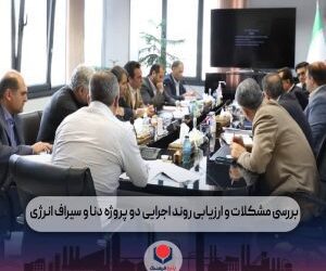 نشست بررسی مشکلات دو پروژه پتروشیمی دنا و سیراف انرژی برگزار شد