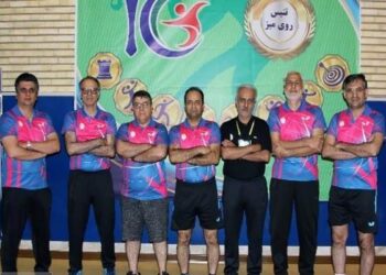 قهرمانی تیم پتروشیمی شازند در مسابقات تنیس