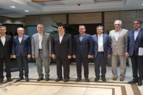 جلسه مدیران عامل هلدینگ انرژی سپهر و بانک ملت برگزار شد