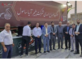 حضور مقامات عالی قضایی استان بوشهر در موکب شرکت پلیمر آریاساسول