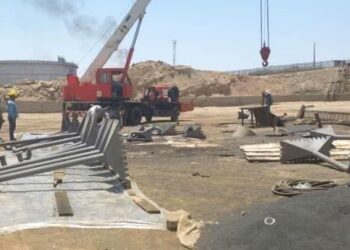 تعمیر اساسی یکی از بزرگ‌ترین مخازن فرآورشی در مناطق نفت‌خیز جنوب