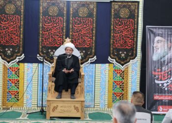 عزاداری برای شهادت سید مقاومت در شرکت پلیمر آریاساسول