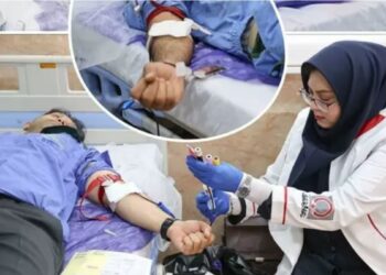 اهدای خون پتروشیمی شهید تندگویان