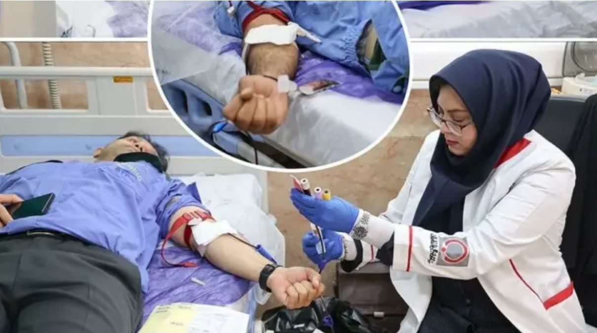 اهدای خون پتروشیمی شهید تندگویان