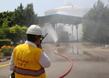 نخستین مانور سراسری نشت آمونیاک و تخلیه اضطراری در سال - پتروشیمی کرمانشاه