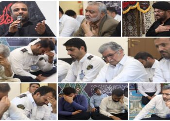 عزاداری کارکنان پتروشیمی بوشهر در بزرگداشت رحلت رسول اکرم (ص)
