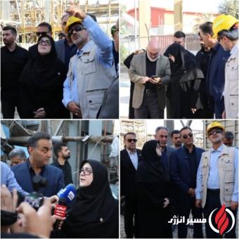 بازدید سخنگوی دولت از فجر انرژی؛ تأکید بر حمایت کامل دولت از بازسازی و تقدیر از فرماندهی میدان