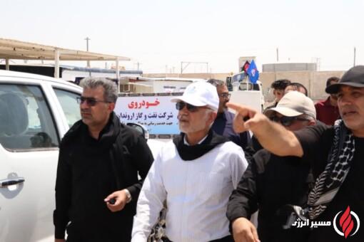 مدیرعامل اروندان از موکب این شرکت در شلمچه و روند خدمت‌رسانی به زوار اربعین بازدید کرد
