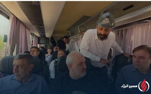 بازدید هیئت اعزامی دولت از شرکت مبین انرژی خلیج فارس؛ تأکید بر تسریع عملیات بازسازی