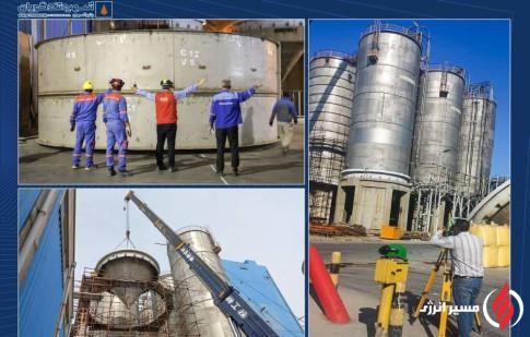 سیلوی استراتژیک PET-2 پتروشیمی شهید تندگویان بازطراحی و جایگزین شد