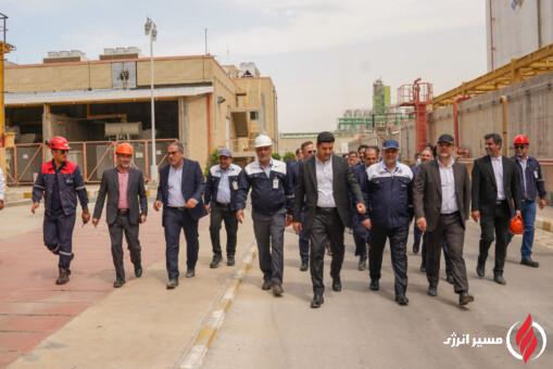 بازدید میدانی مدیرعامل کیمیای پارس خاورمیانه از سایت عملیاتی شرکت