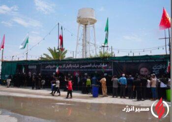 خدمت‌رسانی شبانه‌روزی موکب «باب‌الحسین (ع)» بیدبلند خلیج فارس به زائران اربعین