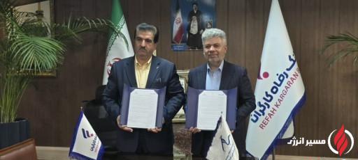 امضای تفاهم‌نامه همکاری میان پتروشیمی سبلان و بانک رفاه کارگران